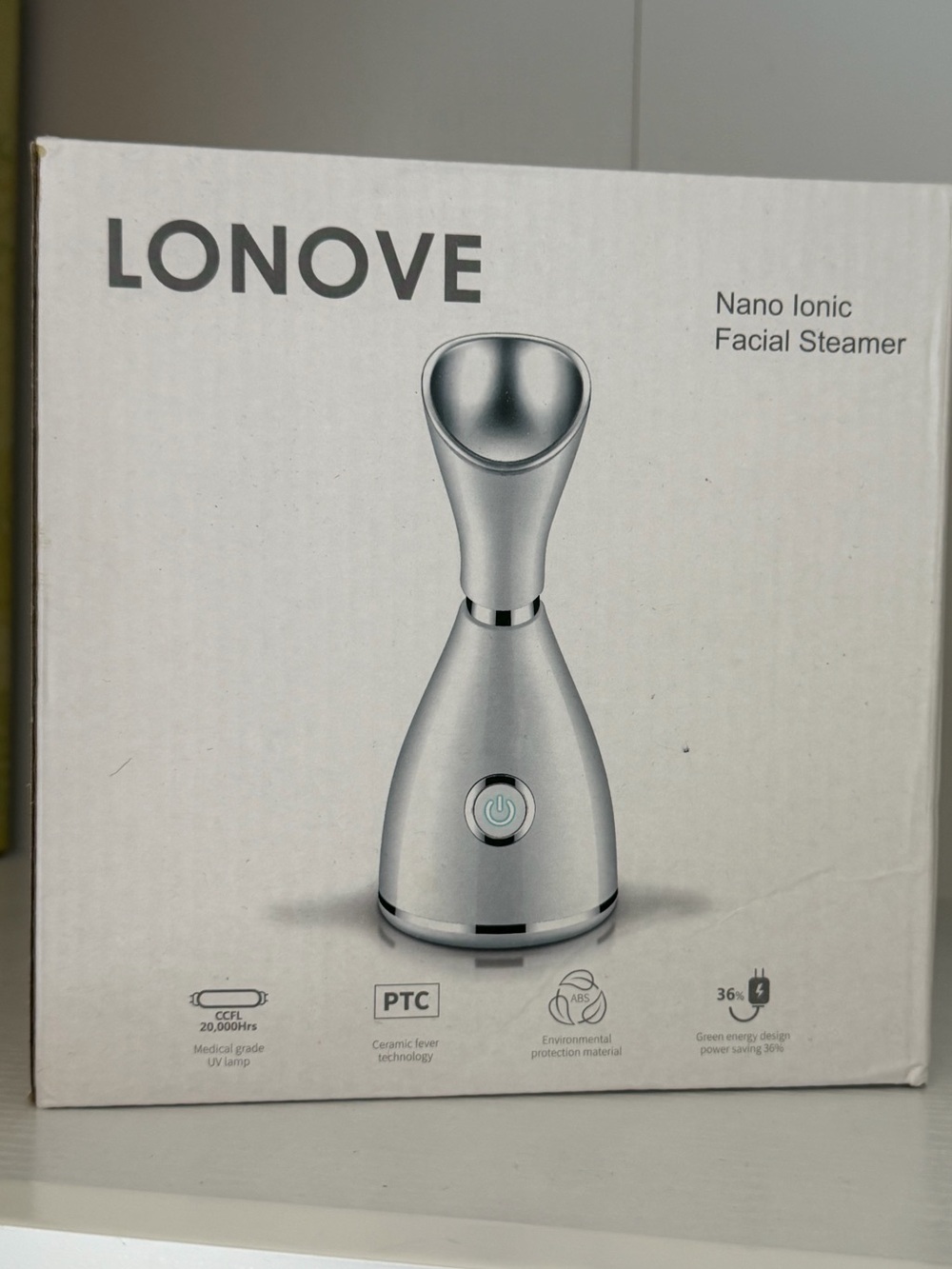Brand NEW - Silver Nano Ionic Facial Steamer
